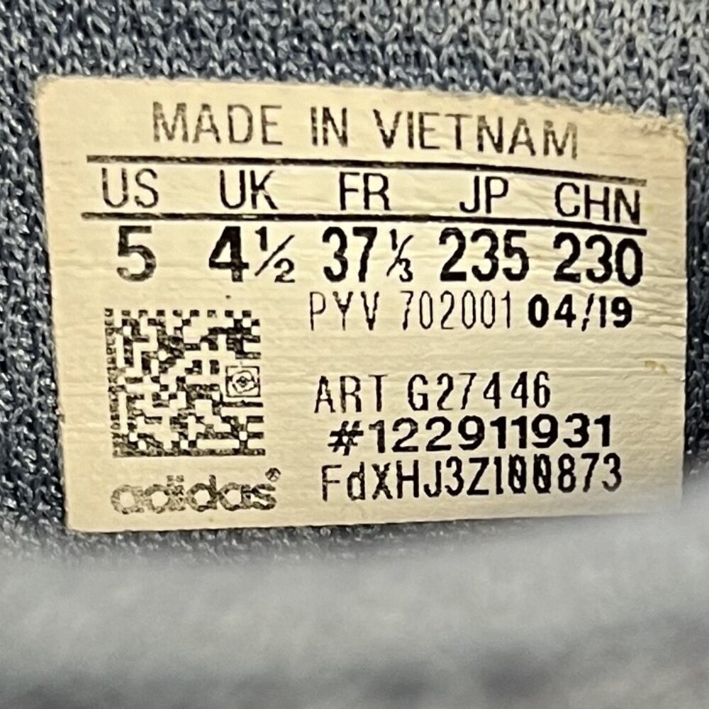 Adidas Rapidrun X Blue Gold Womens US Size 6 EUR 37.3 G27446 Running Shoes - Picture 9 of 9